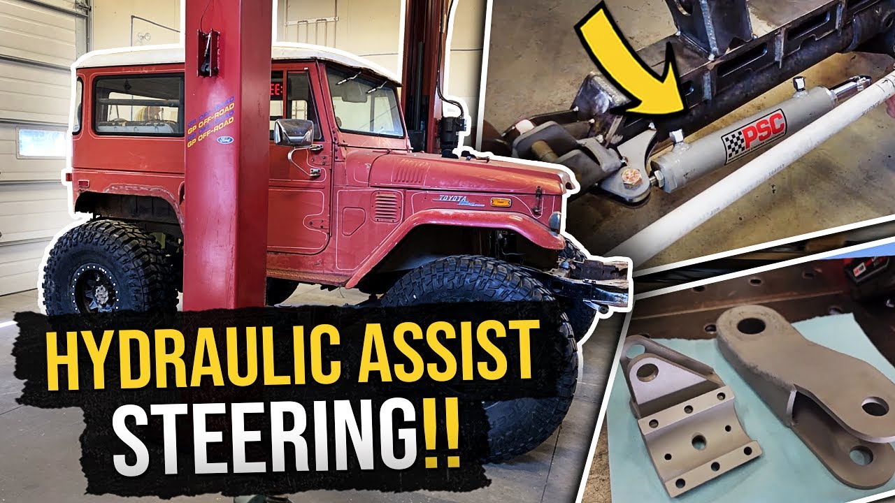 Однотонный Land Cruiser 40 серии получает гидроусилитель руля!
