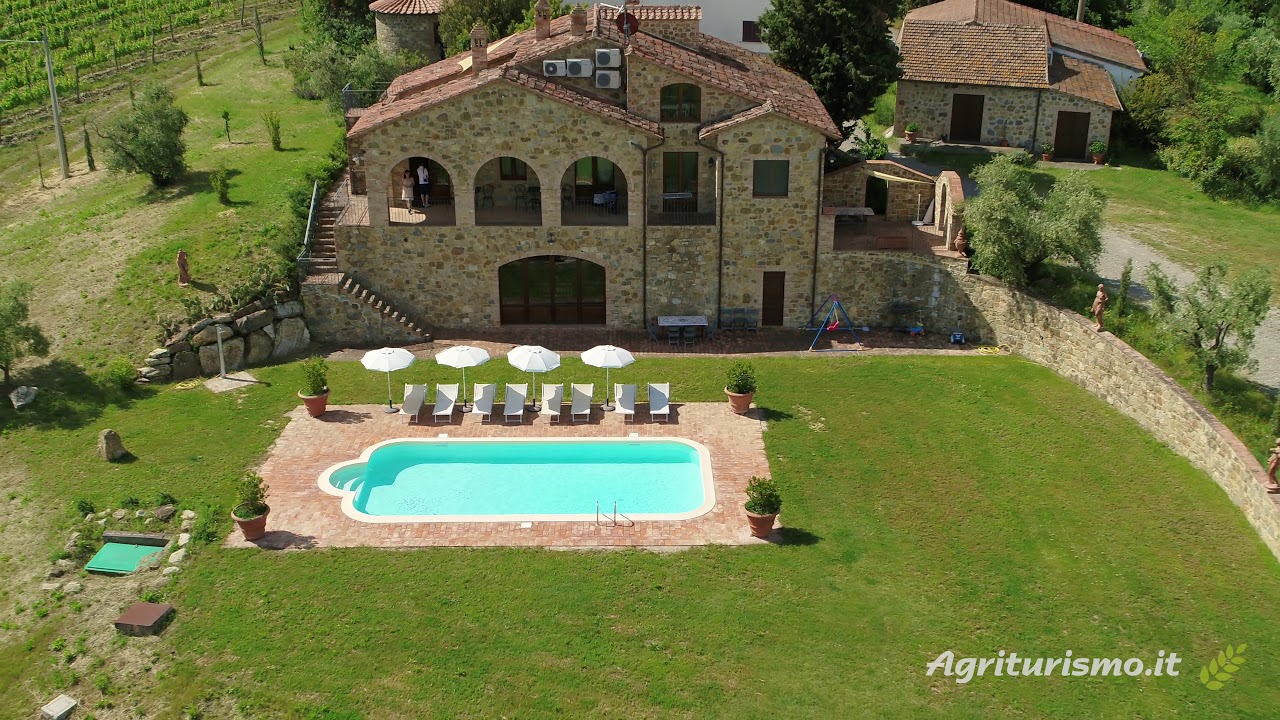 Agriturismo Antico Casale Orciaverde - Toscana | Agriturismo.it | Drone video