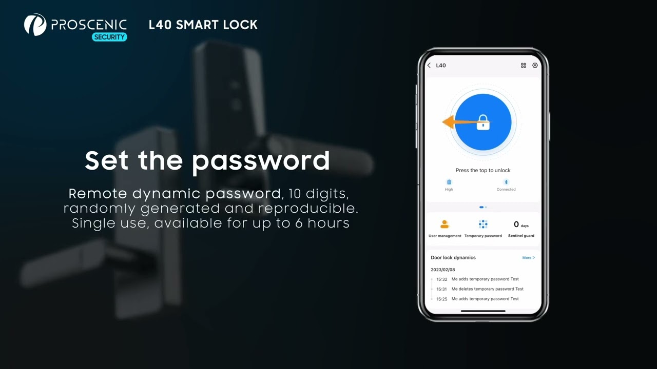 How to Do App Connection for Proscenic L40 Smart Lock