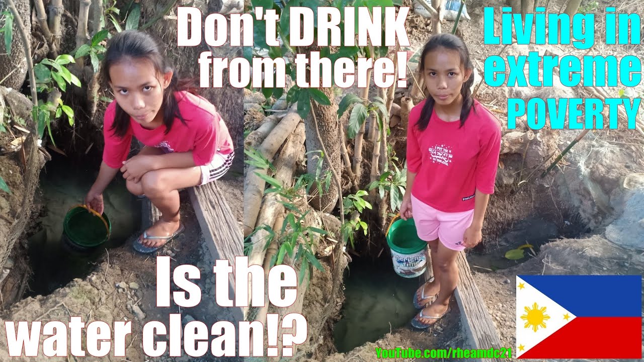 This Poor Filipino Family Has no Source of Clean Water. Drinking Dirty Water! POVERTY in Philippines