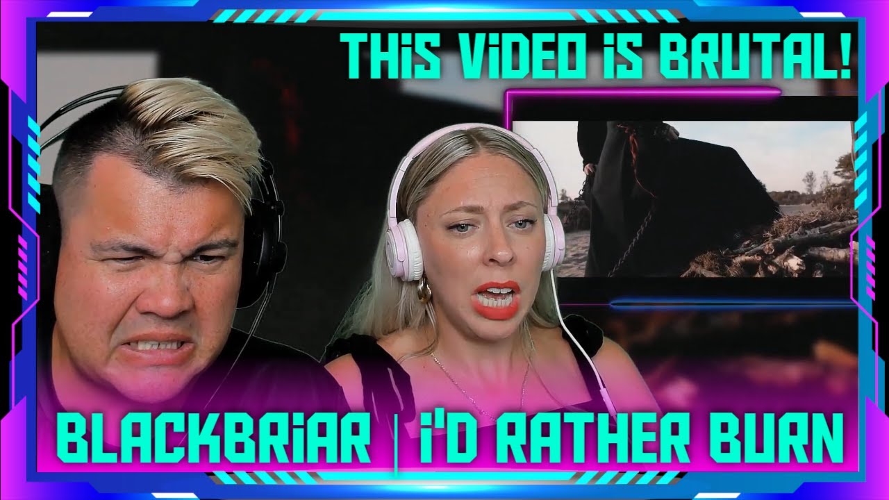 Americans Reaction to Blackbriar - I'd Rather Burn (Official Video) | THE WOLF HUNTERZ Jon and Dolly