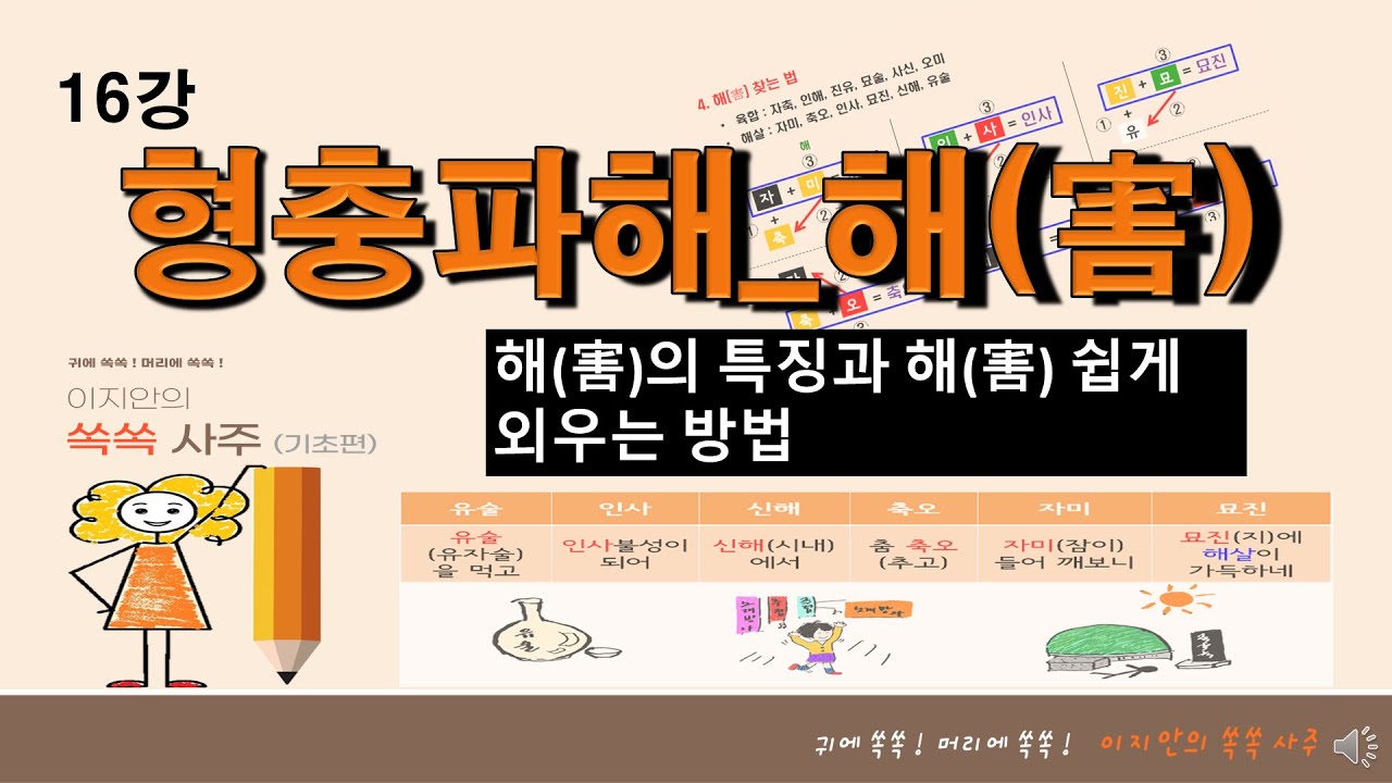 16.쏙쏙사주(기초)형충파해_해