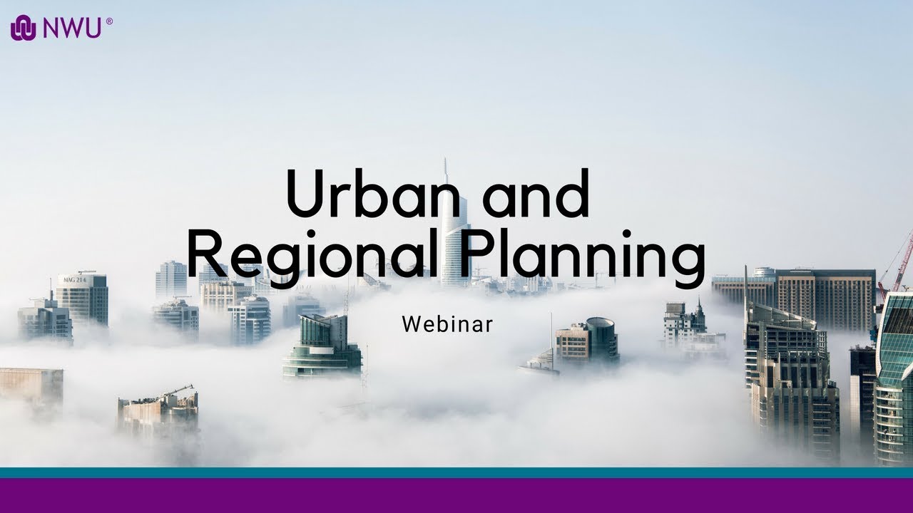 Webinar: Urban and Regional Planning