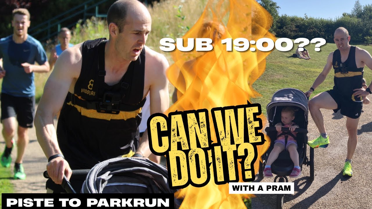 PARKRUN - A MAN WITH A PRAM // Can we run it in 19:00 minutes? // BEAUTIFUL COURSE at Ormskirk!