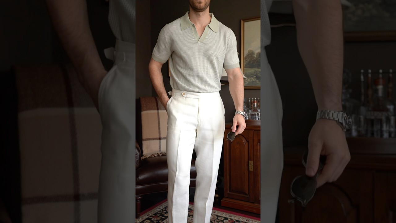 Summer Outfit Idea 😎 | Linen Pants | #mensclothing #menswear #mensfashion