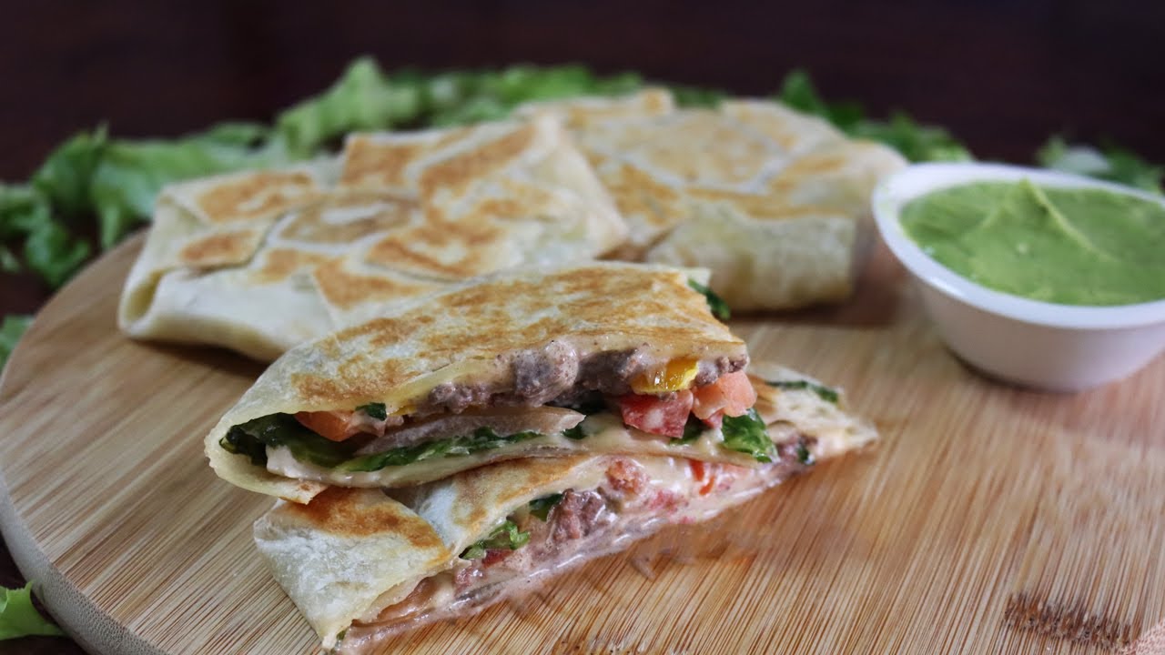 Como hacer un wrap de carne muy sencillo y delicioso 😋🌯🥙