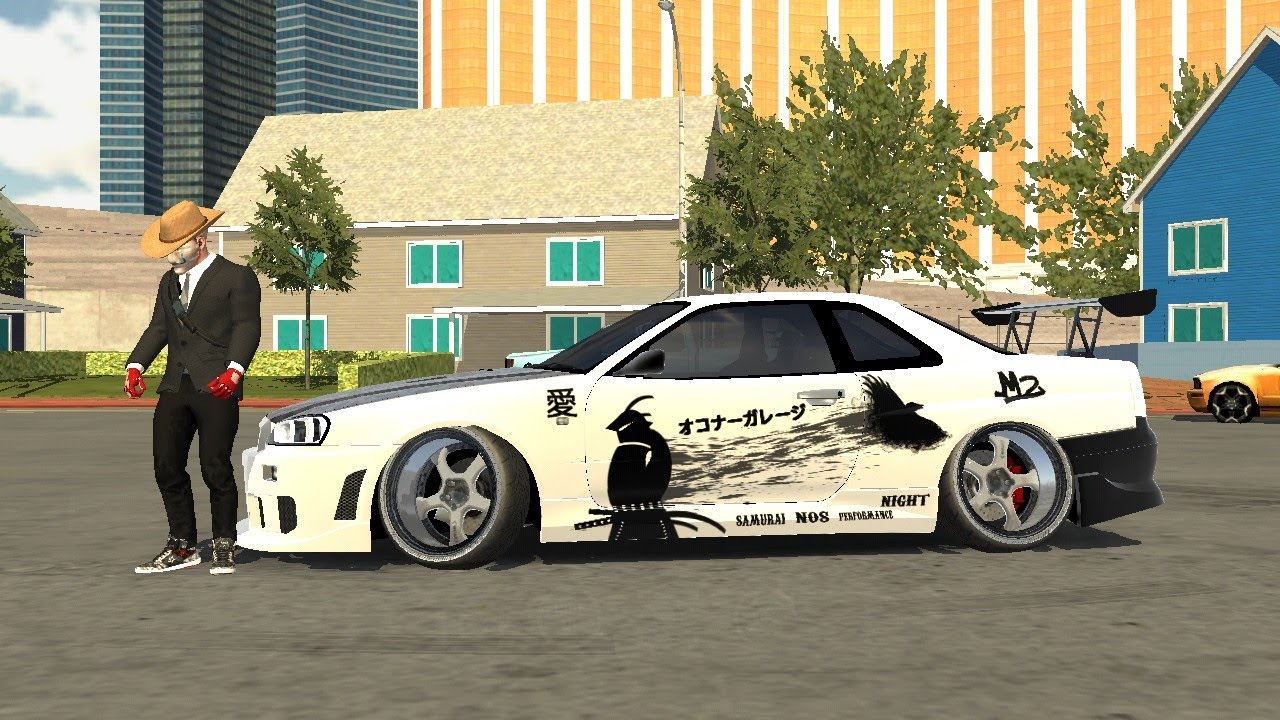 tutorial livery samurai r34 trondol , ternyata sangat simpel #car parking multiplayer