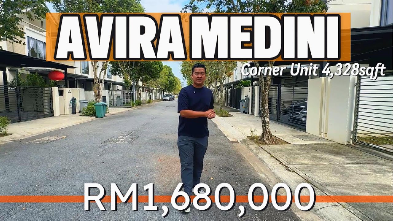 Avira Corner Garden Terrace @ Avira Medini | Large Land | Renovated | G&G