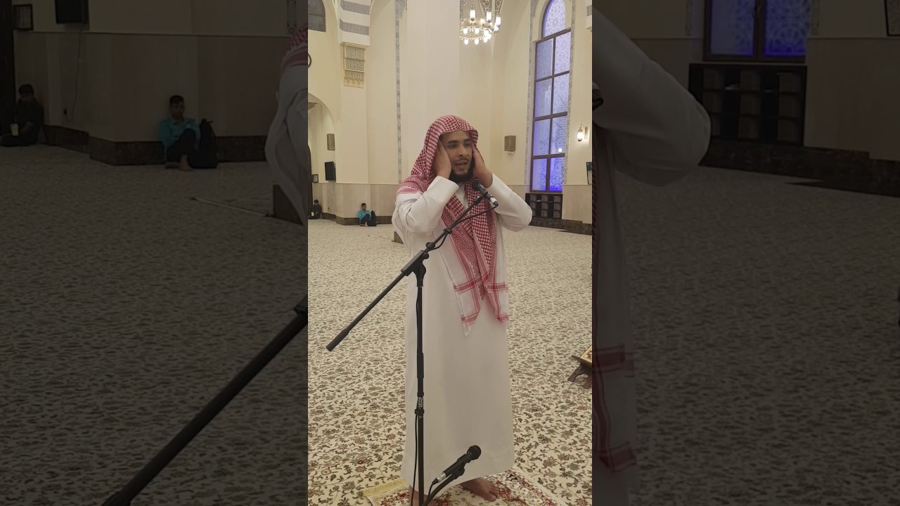 الاذان بصوت مصطفى خضر من مسجد محمد بن أحمد الملا بدبى مارينا