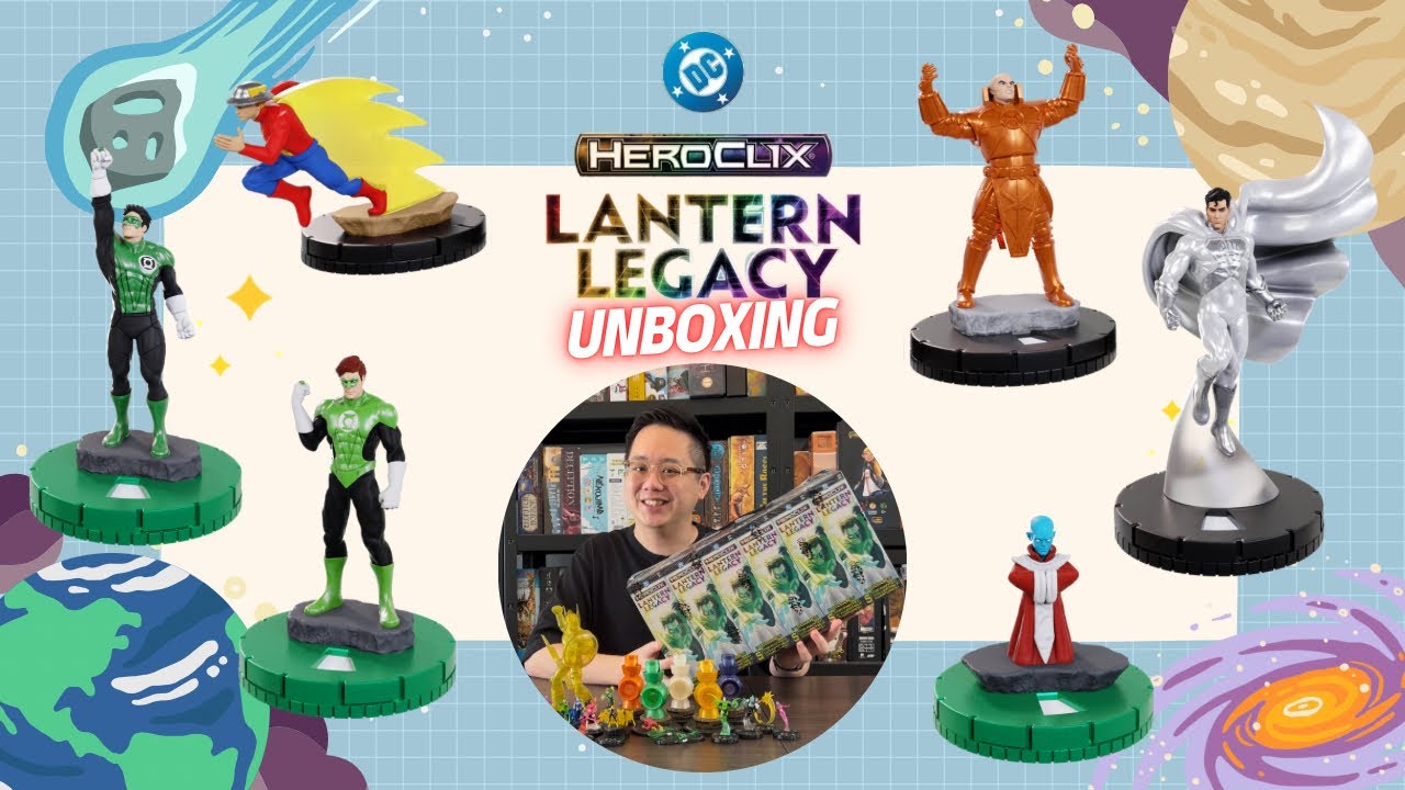 DC HeroClix - Unboxing - Lantern Legacy @WizKidsOfficial 