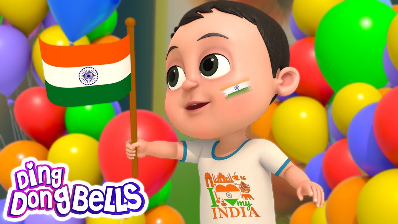 सारे जहाँ से अच्छा |Sare Jahan Se Acha| Republic Day Patriotic Rhyme Songs| Ding Dong Bells