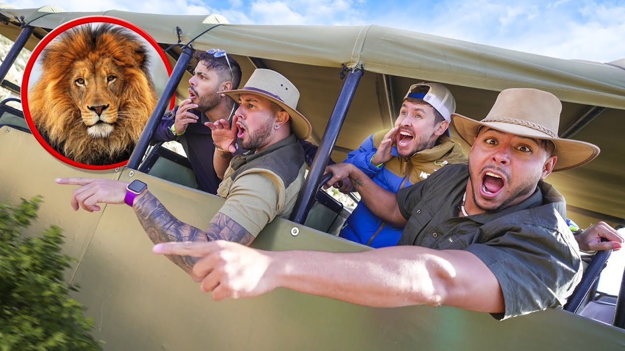 FIZ UM SAFARI COM MEUS AMIGOS