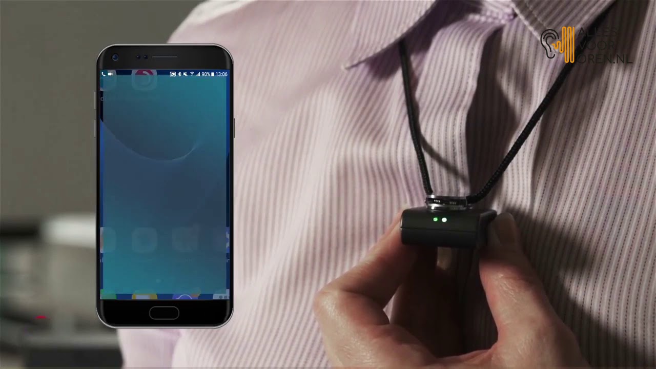 Bernafon SoundClip A koppelen aan telefoon en hoortoestel - AllesVoorOren.nl