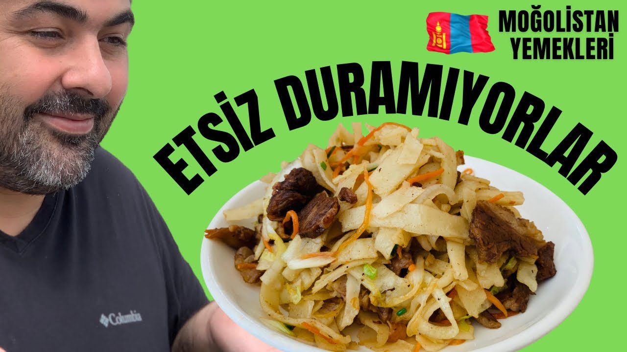 ET YEMEYİ SEVEN BU ÜLKEYE GELSİN! MOĞOLİSTAN YEMEKLERİ #yemektarifleri #mongolia #yemek