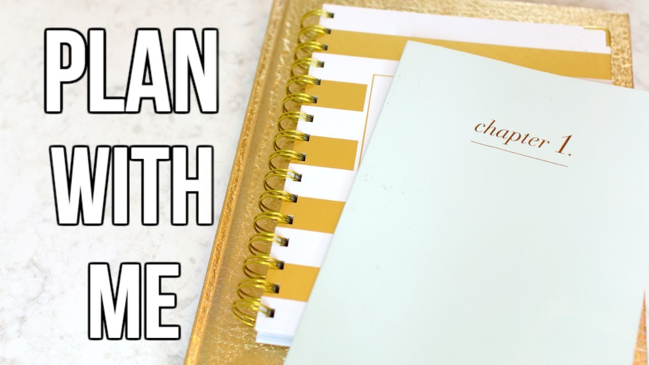 PLAN WITH ME January 2018! Planner Routine