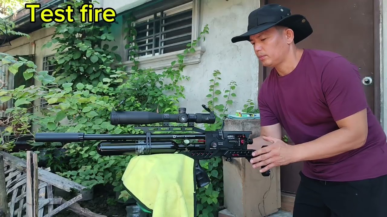 Indo Pcp Tactical Bullpup Ghost Warrior Grouping Test Bound to Sultan kudarat