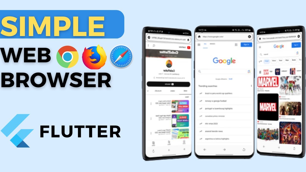 Web Browser App in  Flutter | Speed Code | 2024