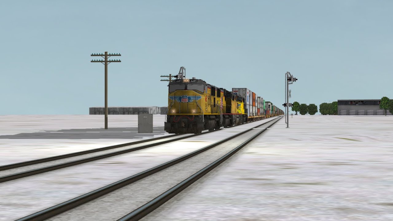 ORTS: UP SD70M #4485 WB IG4TA-05 At Clinton, IA