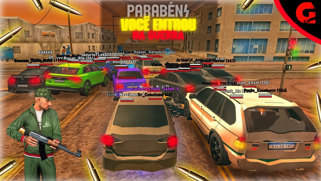 Fizemos A MAIOR Guerra Pela CIDADE Do 💀 - Rio Rise Roleplay (todos foram banidos 😂)