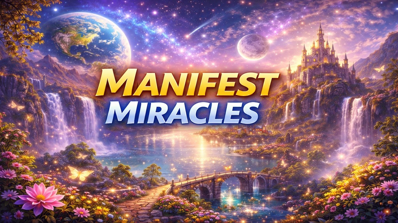 MANIFEST MIRACLES ✨ Law of Attraction Manifest Abundance, Love Subliminal Meditation