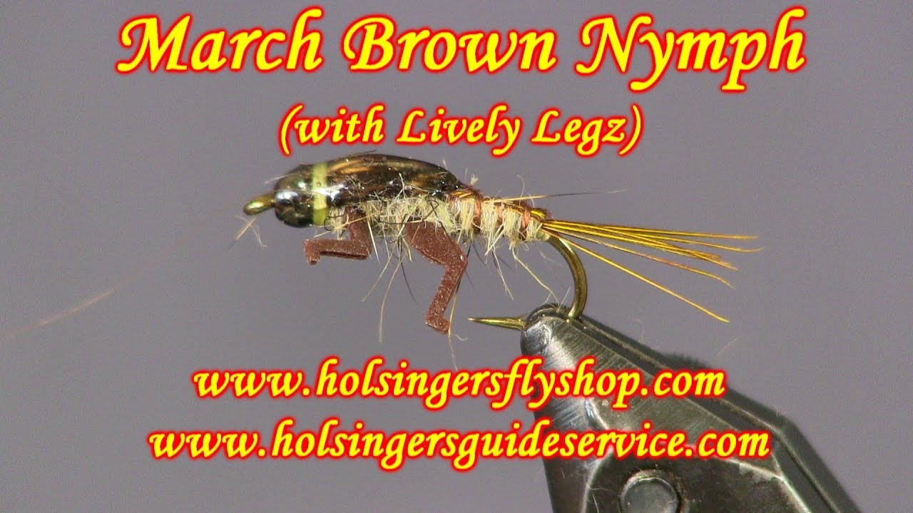 March Brown Nymph, Holsinger's Fly Shop
