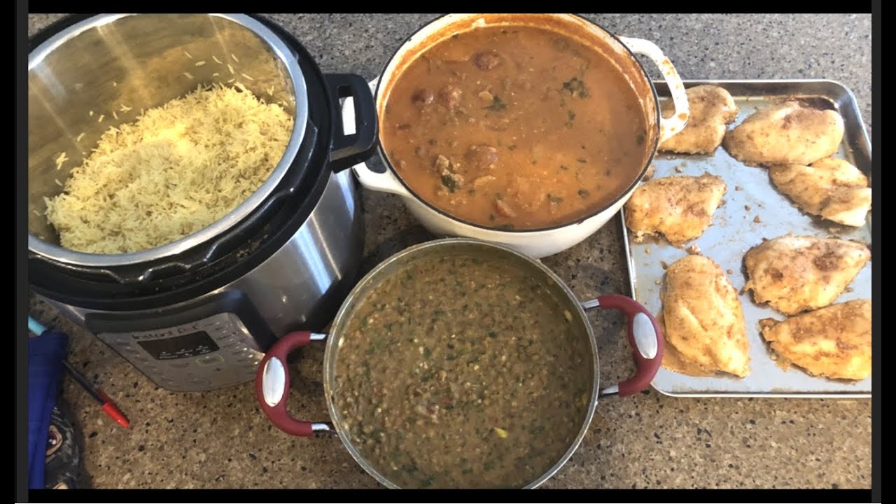 Meal Prep Breakfasts and Dinners for a Week - Family of 12!