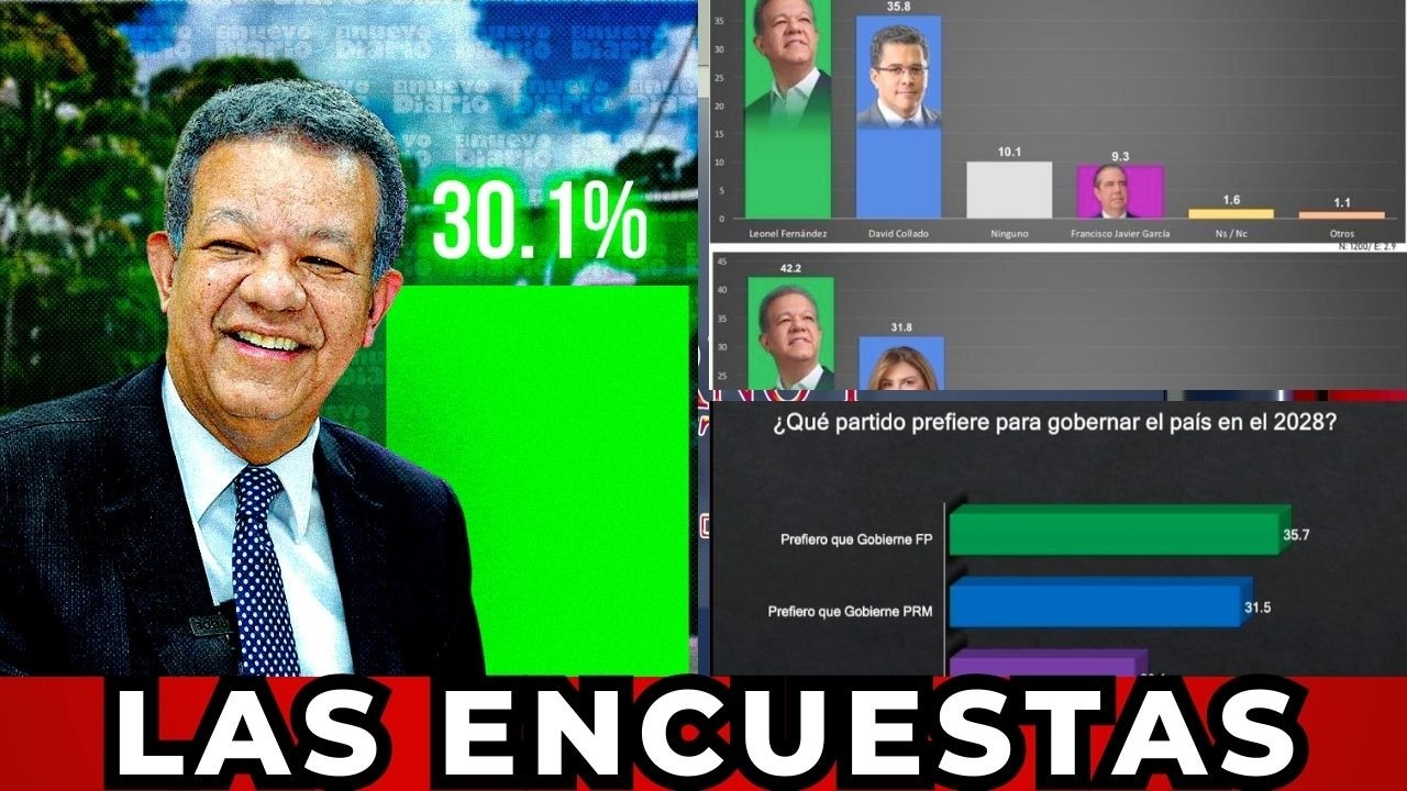 LEONEL FERNÁNDEZ Y LAS ENCUESTAS, BUENOOOO