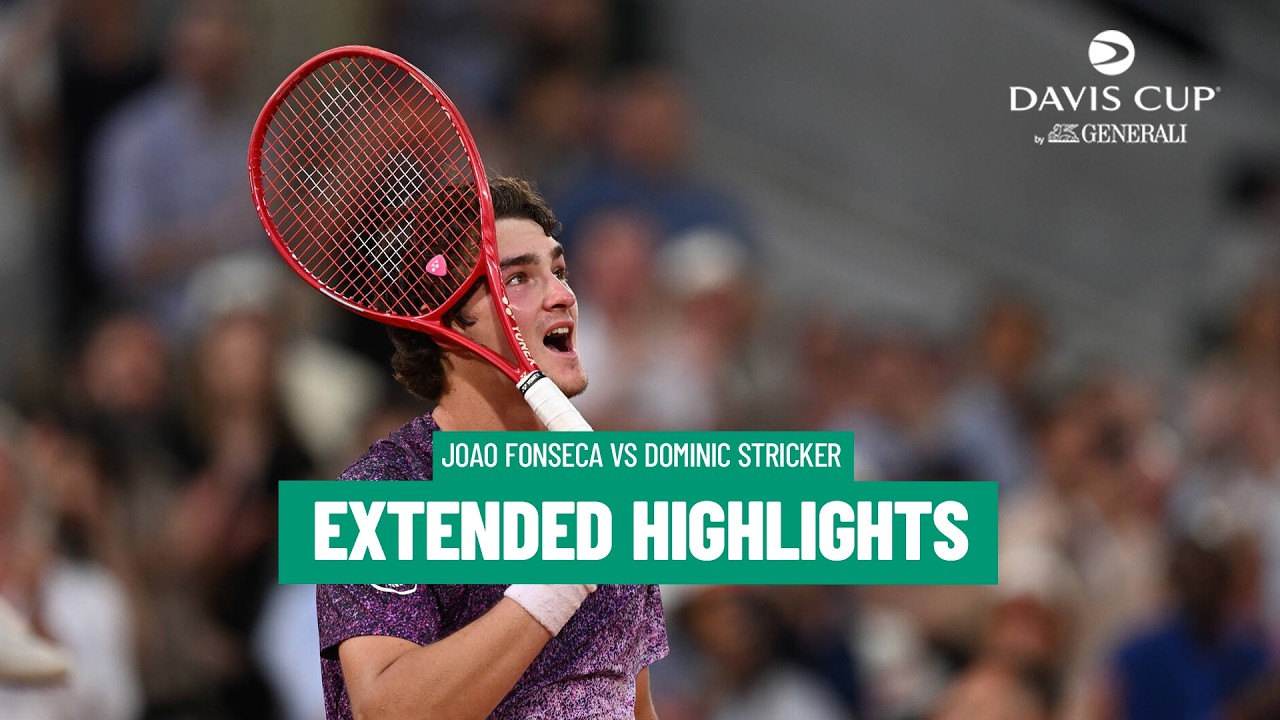 Fonseca's JOY | Joao Fonseca vs Dominic Stricker | Extended Highlights Davis Cup World Group 1 2026