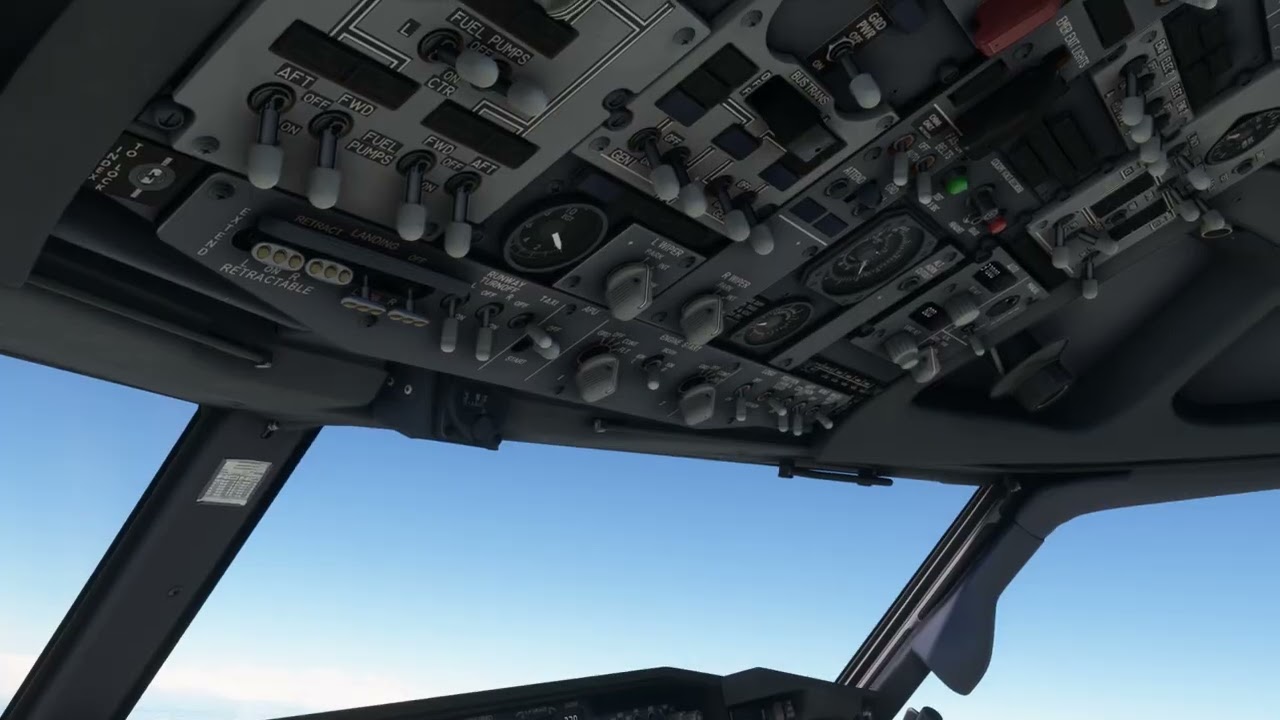 PMDG 737 - Descent and Approach