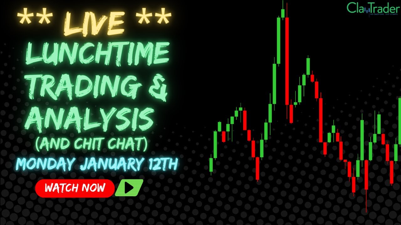 1/12/26 - LIVE Trading and Market Analysis! (come hang out!)