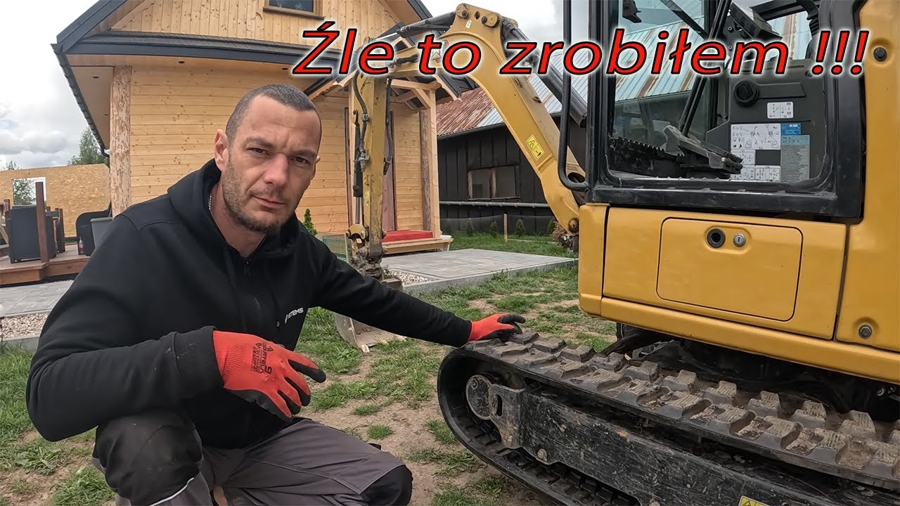 Prawidłowe napięcie gąsienic w minikoparce CAT 301.6