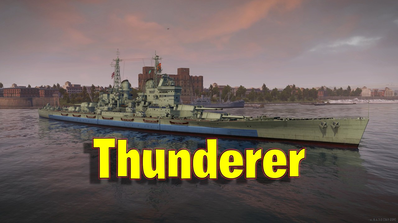 Poznajcie Thunderera! Legendarny brytyjski pancernik w World of Warships Legends!