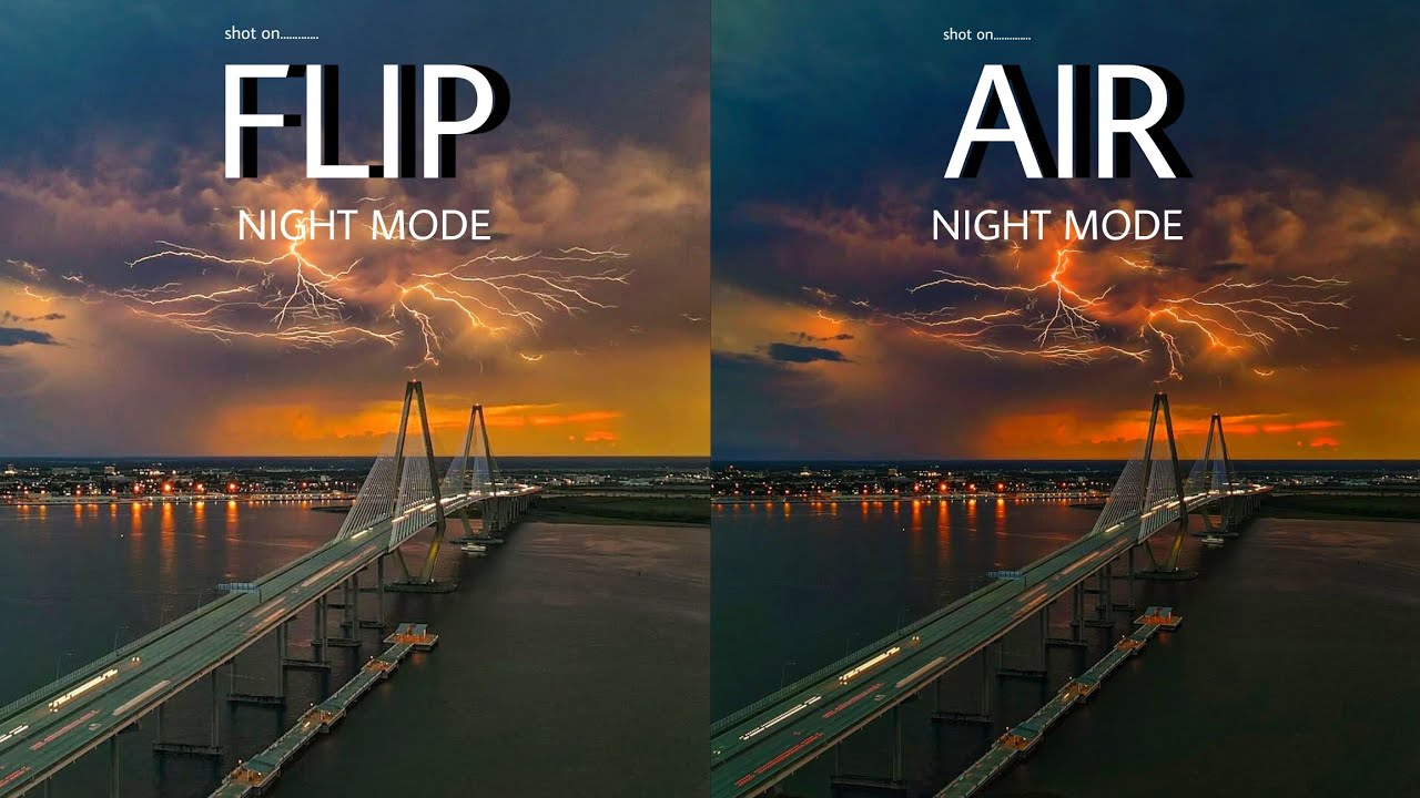 DJI FLIP VS DJI AIR 3S | NIGHT MODE | Camera Test