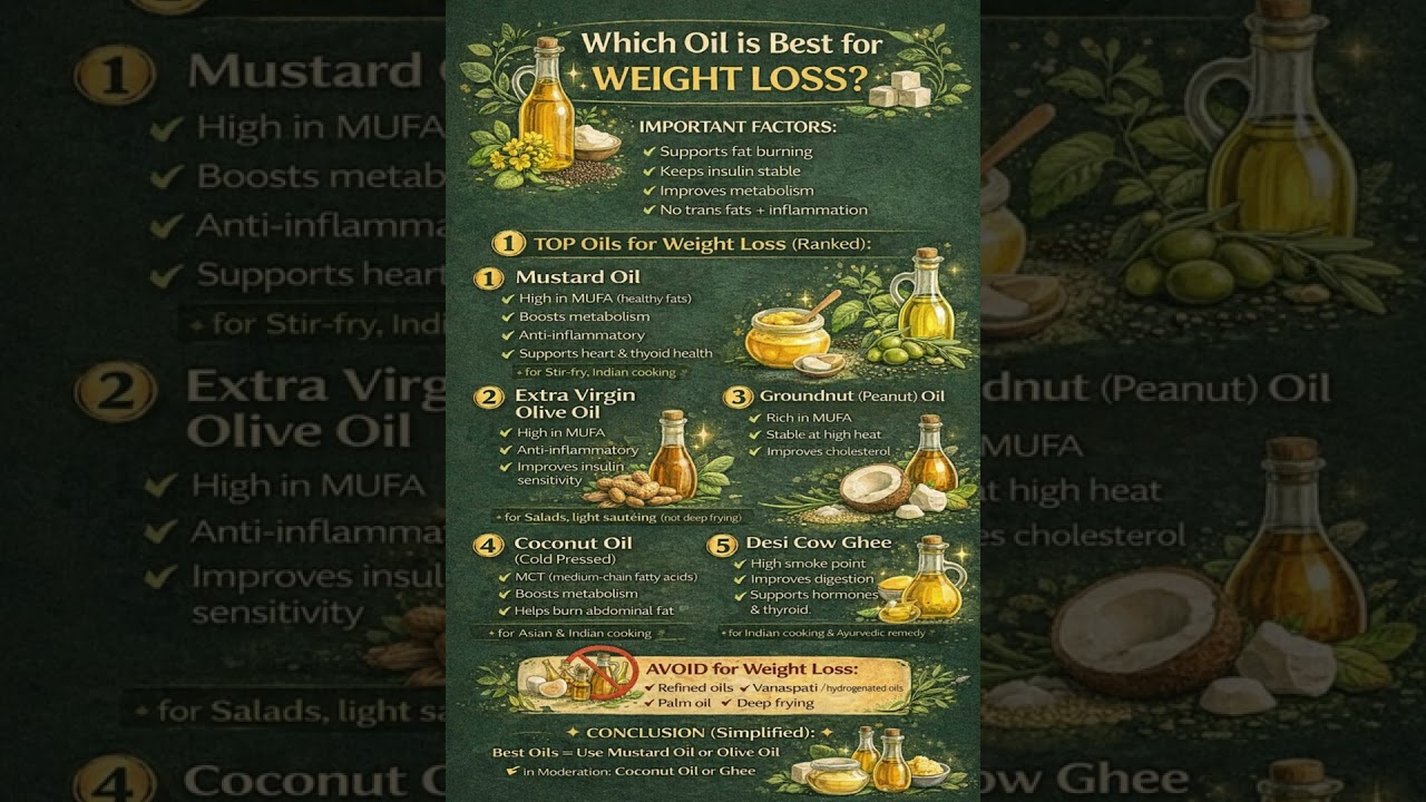 Which Oil is Best for Weight Loss  