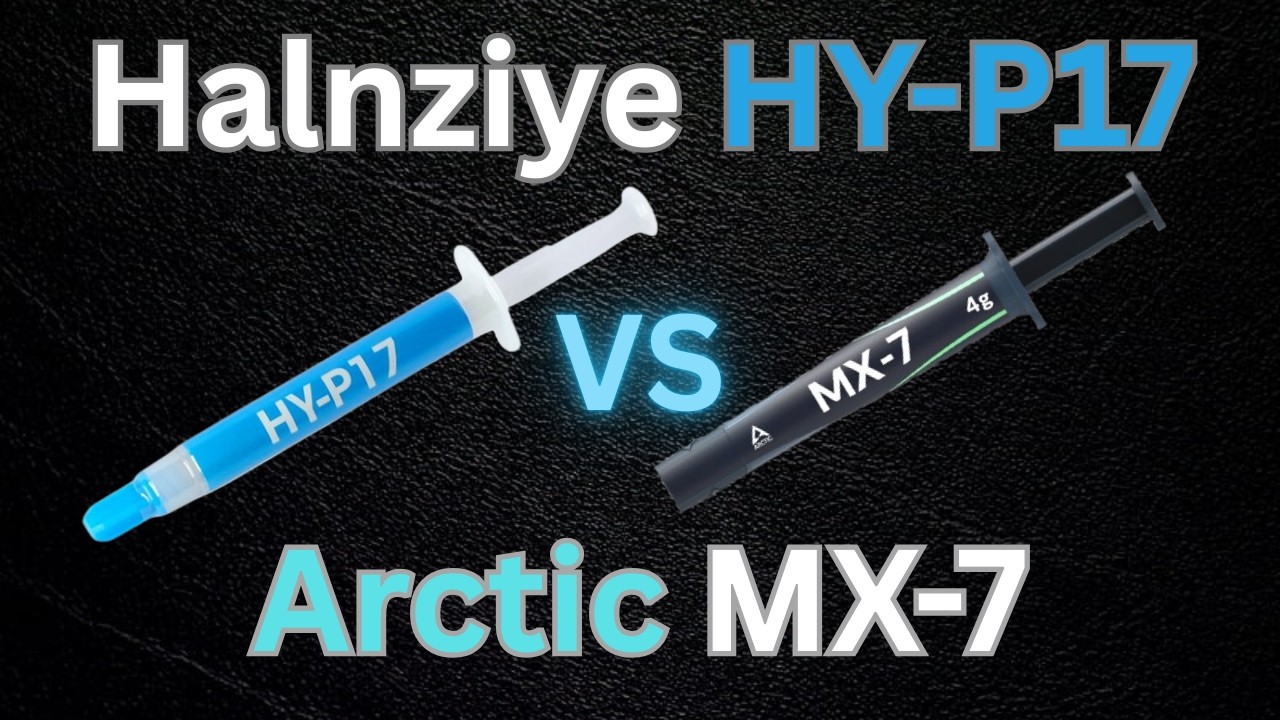 Halnziye HY-P17 kontra Arctic MX-7. Najlepsza pasta termoprzewodząca, jaką do tej pory testowałem!
