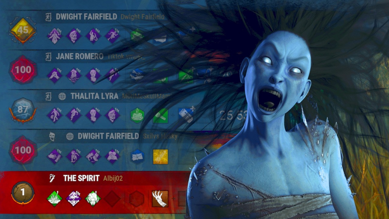 ADEPT SPIRIT VS SQUAD - Dead By Daylight