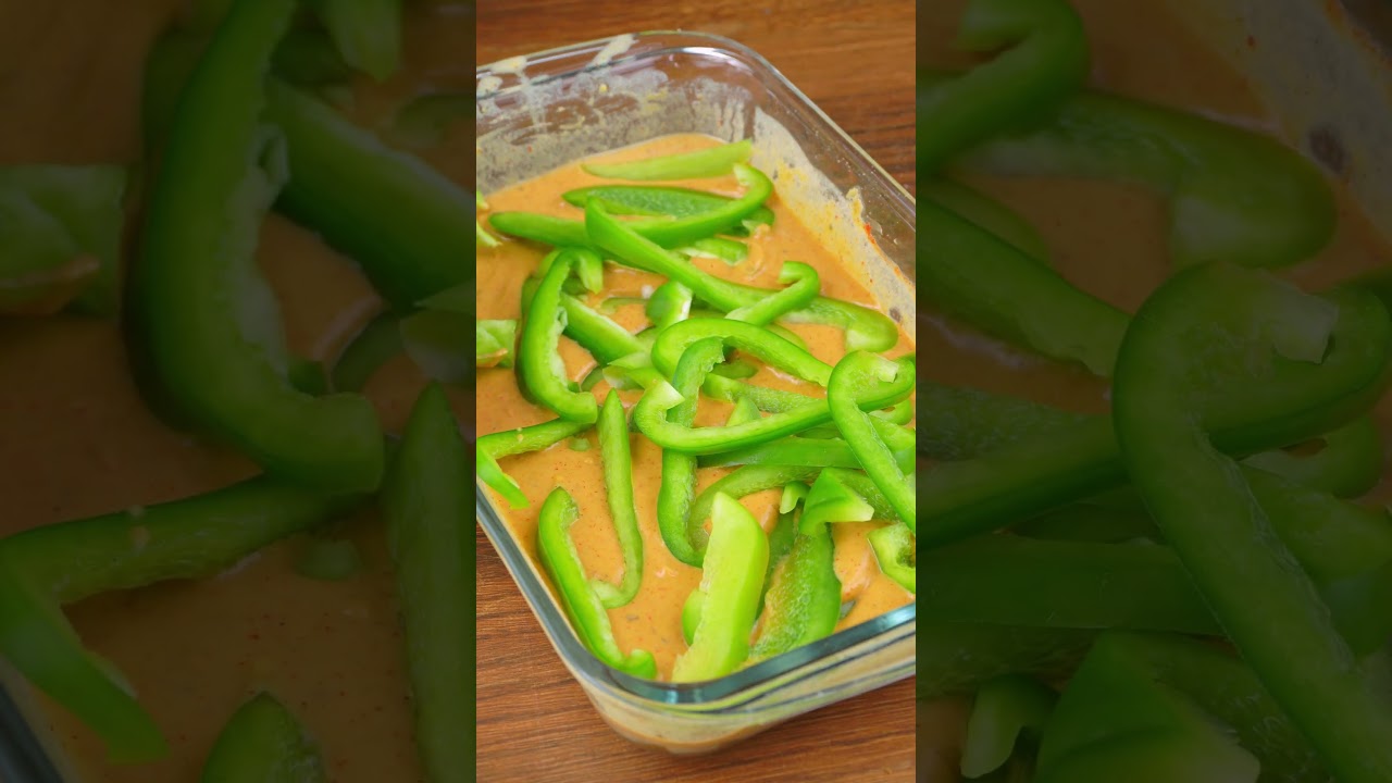 Capsicum pakora indian style #shorts