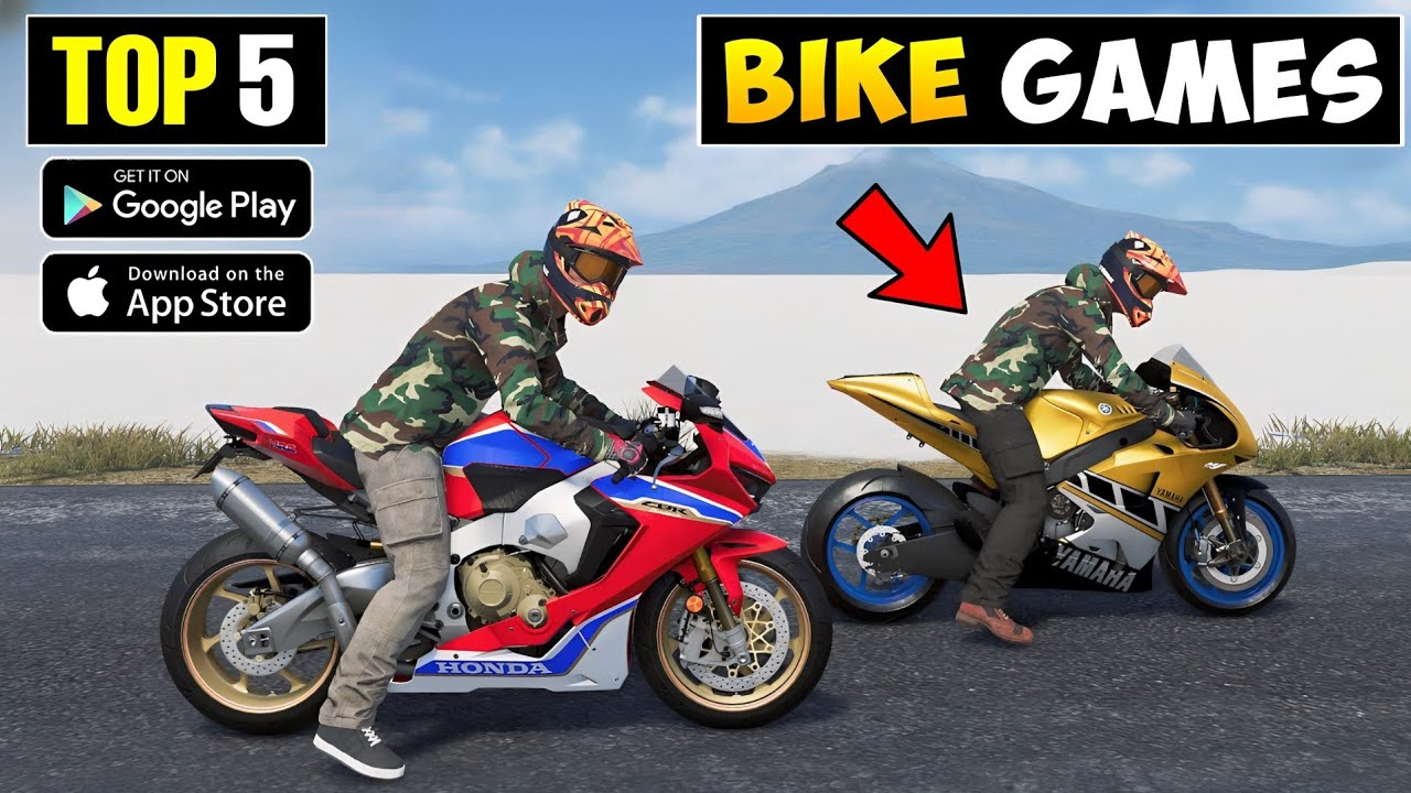 Top 5 Most Realistic BIKE RACING Games For Android & iOS l Bike game l bike games