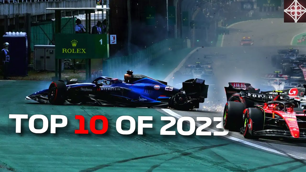the 10 biggest f1 crashes of 2023
