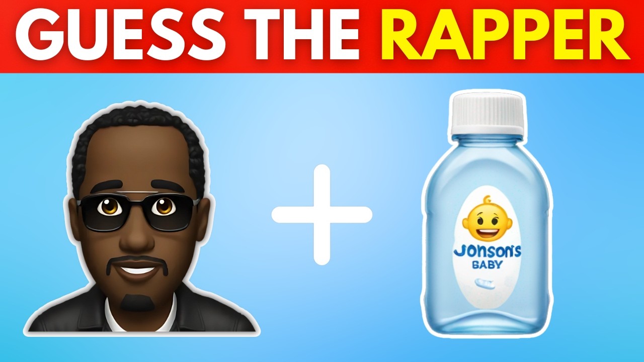 Guess The Rapper by Emoji | Music Quiz 🎵🎶