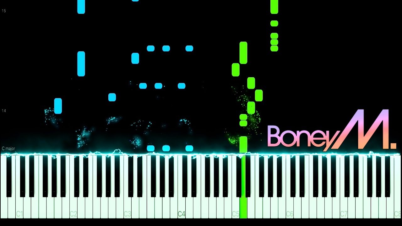 Boney M. - Ma Baker Piano Tutorial