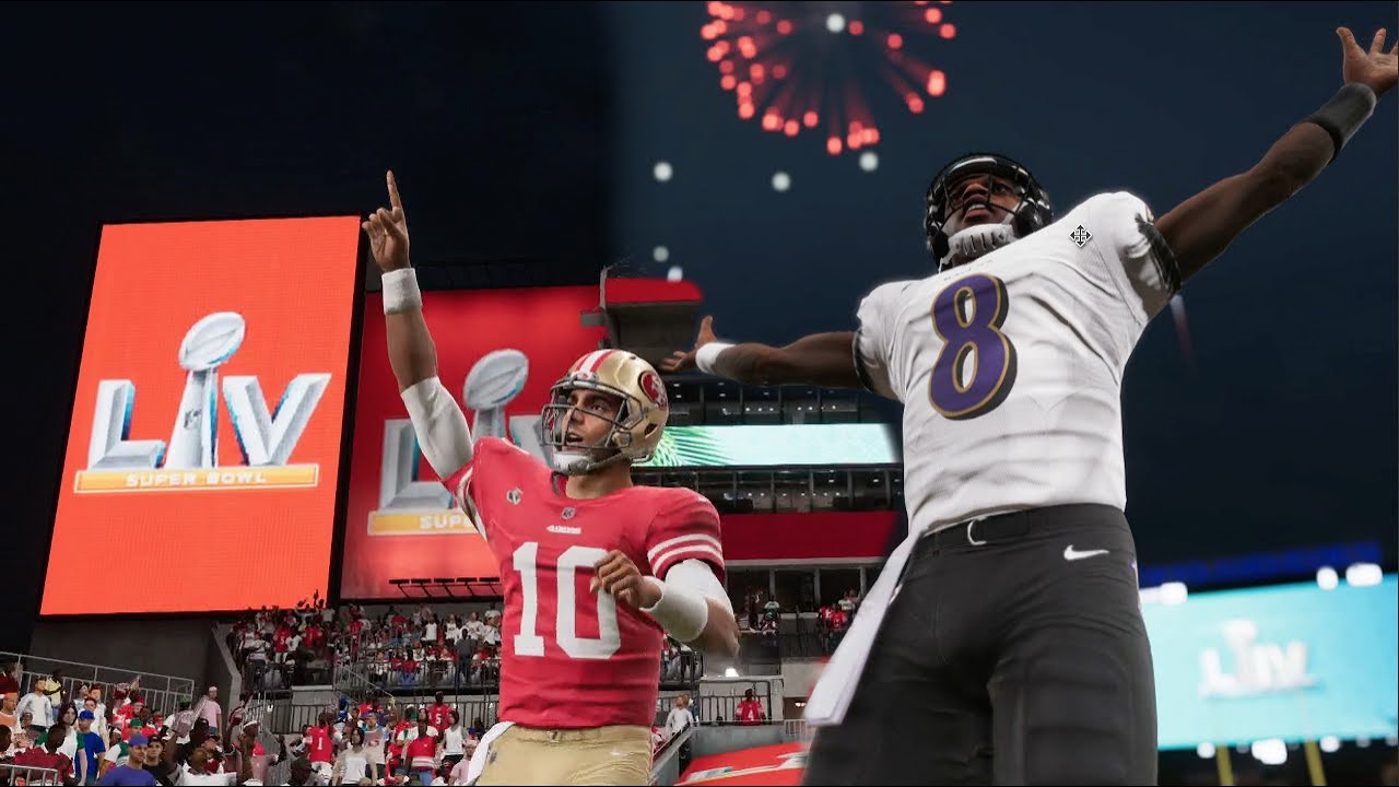 Madden 21 - &laquo;Рэйвенс&raquo; против &laquo;49ерс&raquo; | Ламар против Джимми Джи - геймплей Супербоула - Сан-Франци...