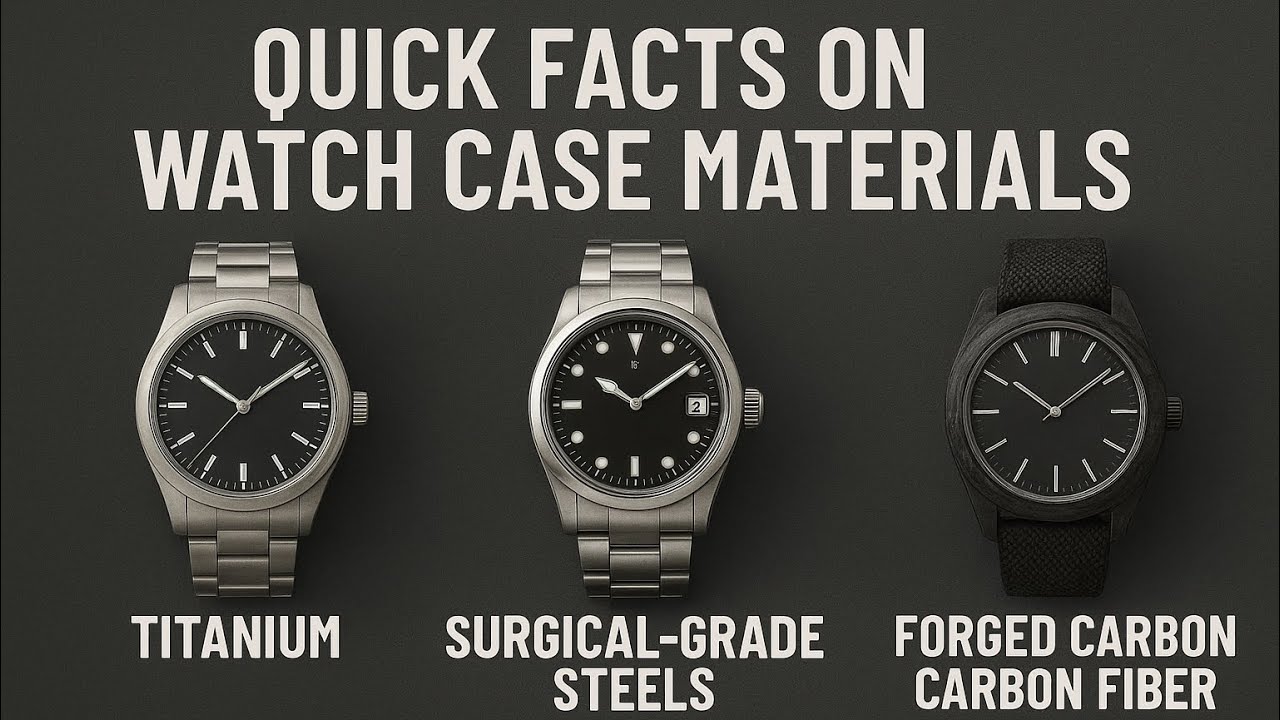 Which Watch Case Material is Best? Titanium, Steel or Carbon Revealed!