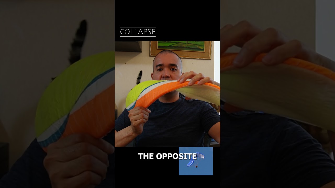 Paragliding Collapses Explained in 60s 🪂⚠️