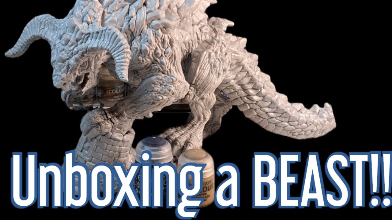 Unbelievably big box! See the dungeons and lasers Tarrasque. Archon Studios.