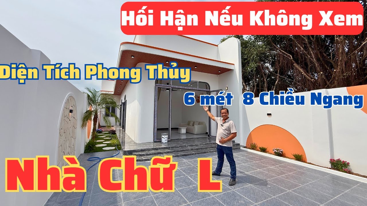 Nhà Chữ L Kết Hợp Sân Vườn Mặt Tiền Đường Nhựa Gần Chợ Long Hải Trường Học | Nhà Đất Tây Ninh 1539N
