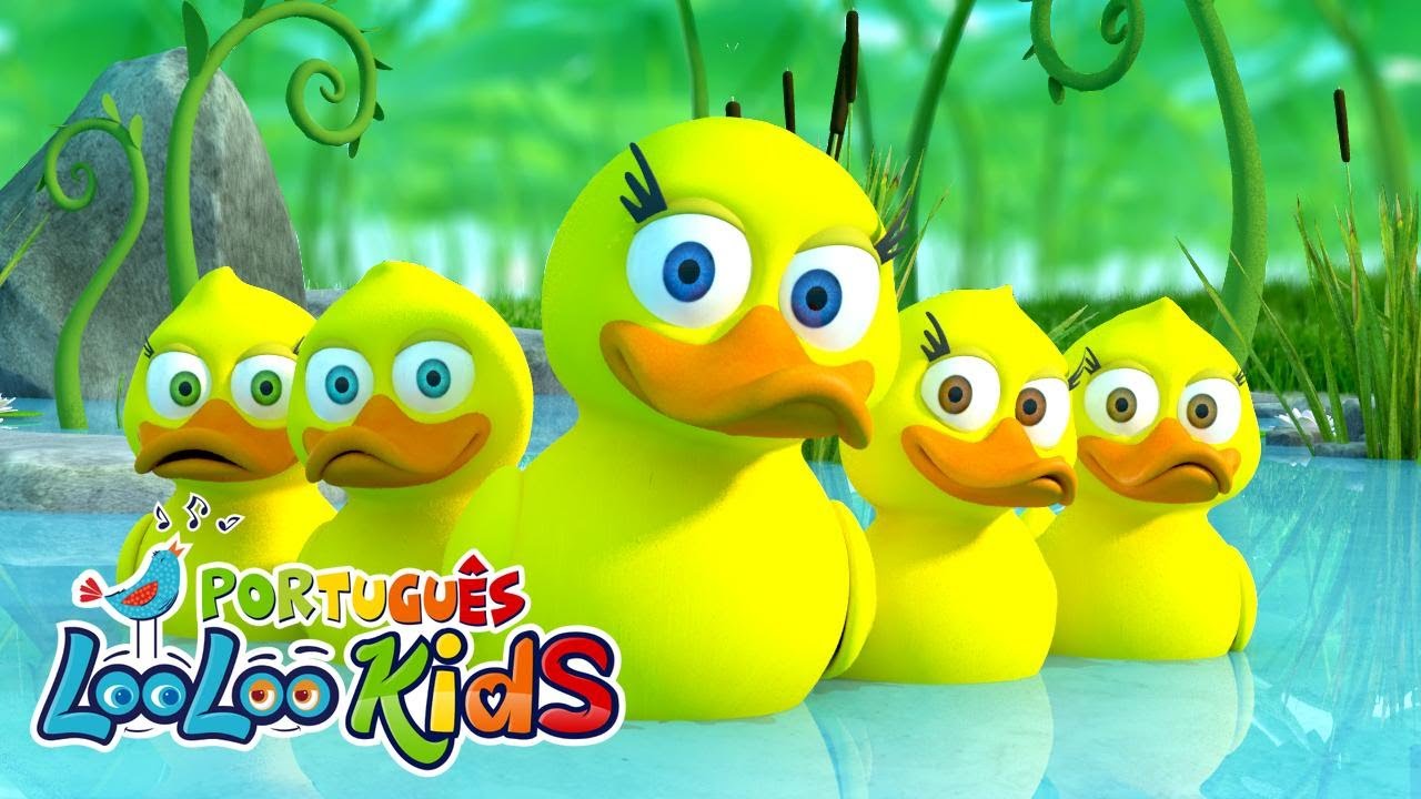 Cinco Patinhos e Mais 🦆 Músicas Infantis LooLoo Kids