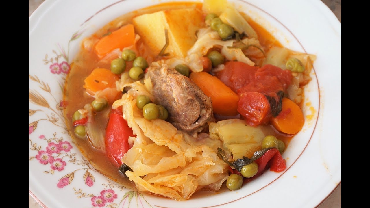 БОСАНСКИ ЛОНАЦ рагу из овощей с мясом/Bosnian pot