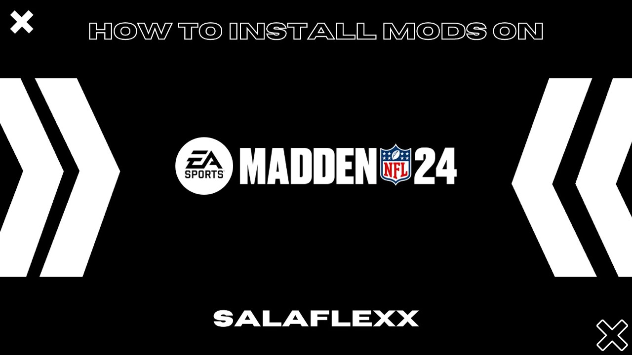 HOW TO INSTALL MODS ON MADDEN NFL 24 (PC ONLY)