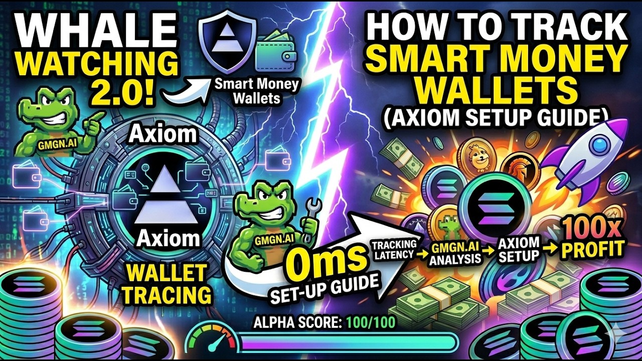 Whale Watching 2.0: How to Track Smart Money Wallets (Axiom Setup Guide)